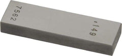 Value Collection - 0.149" Rectangular Steel Gage Block - Accuracy Grade 0, Includes NIST Traceability Certification - All Tool & Supply