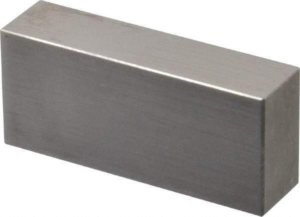 Value Collection - 0.6" Rectangular Steel Gage Block - Accuracy Grade 0, Includes NIST Traceability Certification - All Tool & Supply