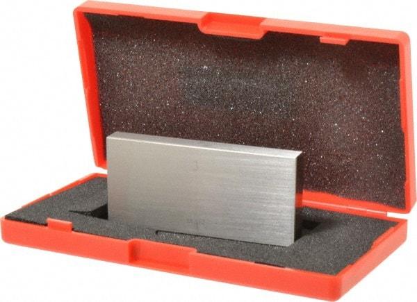 Value Collection - 3" Rectangular Steel Gage Block - Accuracy Grade 0, Includes NIST Traceability Certification - All Tool & Supply