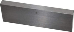 Value Collection - 4" Rectangular Steel Gage Block - Accuracy Grade 0, Includes NIST Traceability Certification - All Tool & Supply