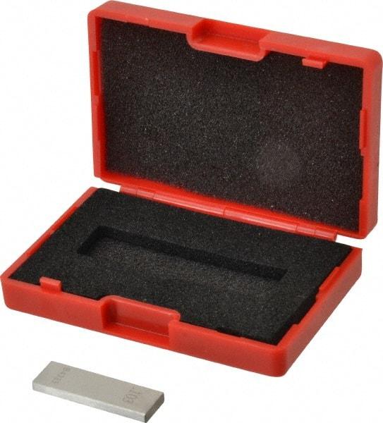 Value Collection - 0.103" Rectangular Steel Gage Block - Accuracy Grade AS-1, Includes NIST Traceability Certification - All Tool & Supply