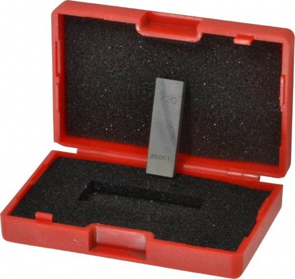 Value Collection - 0.12" Rectangular Steel Gage Block - Accuracy Grade AS-1, Includes NIST Traceability Certification - All Tool & Supply