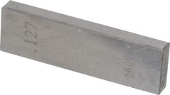 Value Collection - 0.127" Rectangular Steel Gage Block - Accuracy Grade AS-1, Includes NIST Traceability Certification - All Tool & Supply