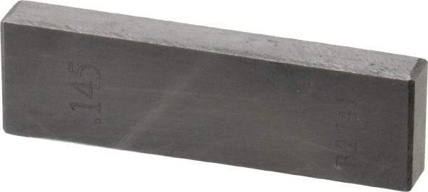 Value Collection - 0.145" Rectangular Steel Gage Block - Accuracy Grade AS-1, Includes NIST Traceability Certification - All Tool & Supply