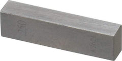 Value Collection - 0.25" Rectangular Steel Gage Block - Accuracy Grade AS-1, Includes NIST Traceability Certification - All Tool & Supply