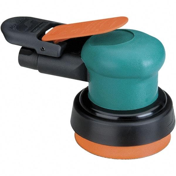 Dynabrade - 12,000 OPM, 14 CFM Air Consumption, Palm Air Orbital Sander - Round Pad, 1/4 NPT Inlet - All Tool & Supply