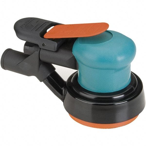 Dynabrade - 12,000 OPM, 14 CFM Air Consumption, Palm Air Orbital Sander - Round Pad, 1/4 NPT Inlet - All Tool & Supply