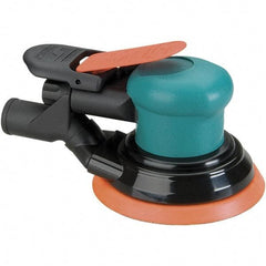 Dynabrade - 12,000 OPM, 14 CFM Air Consumption, Palm Air Orbital Sander - Round Pad, 1/4 NPT Inlet - All Tool & Supply