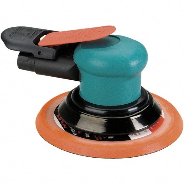 Dynabrade - 12,000 OPM, 14 CFM Air Consumption, Palm Air Orbital Sander - Round Pad, 1/4 NPT Inlet - All Tool & Supply