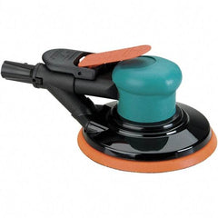 Dynabrade - 12,000 OPM, 14 CFM Air Consumption, Palm Air Orbital Sander - Round Pad, 1/4 NPT Inlet - All Tool & Supply