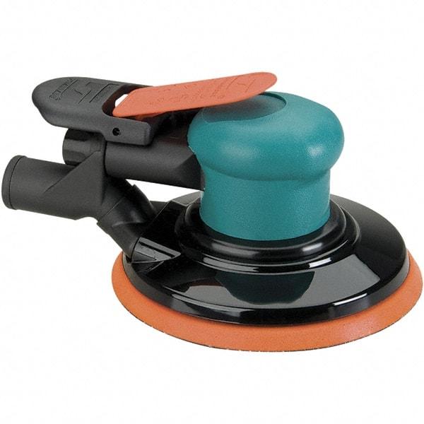 Dynabrade - 12,000 OPM, 14 CFM Air Consumption, Palm Air Orbital Sander - Round Pad, 1/4 NPT Inlet - All Tool & Supply