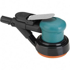 Dynabrade - 12,000 OPM, 14 CFM Air Consumption, Palm Air Orbital Sander - Round Pad, 1/4 NPT Inlet - All Tool & Supply