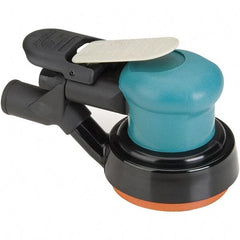 Dynabrade - 12,000 OPM, 14 CFM Air Consumption, Palm Air Orbital Sander - Round Pad, 1/4 NPT Inlet - All Tool & Supply