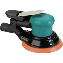 Dynabrade - 12,000 OPM, 14 CFM Air Consumption, Palm Air Orbital Sander - Round Pad, 1/4 NPT Inlet - All Tool & Supply