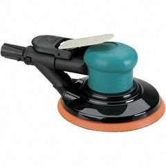 Dynabrade - 12,000 OPM, 14 CFM Air Consumption, Palm Air Orbital Sander - Round Pad, 1/4 NPT Inlet - All Tool & Supply