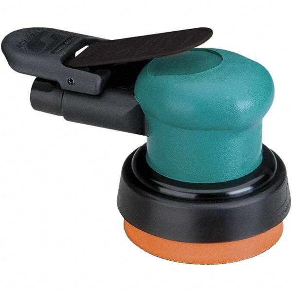 Dynabrade - 12,000 OPM, 14 CFM Air Consumption, Palm Air Orbital Sander - Round Pad, 1/4 NPT Inlet - All Tool & Supply