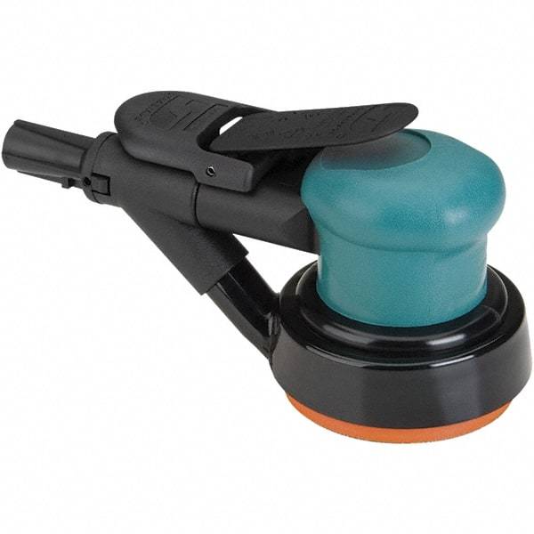 Dynabrade - 12,000 OPM, 14 CFM Air Consumption, Palm Air Orbital Sander - Round Pad, 1/4 NPT Inlet - All Tool & Supply