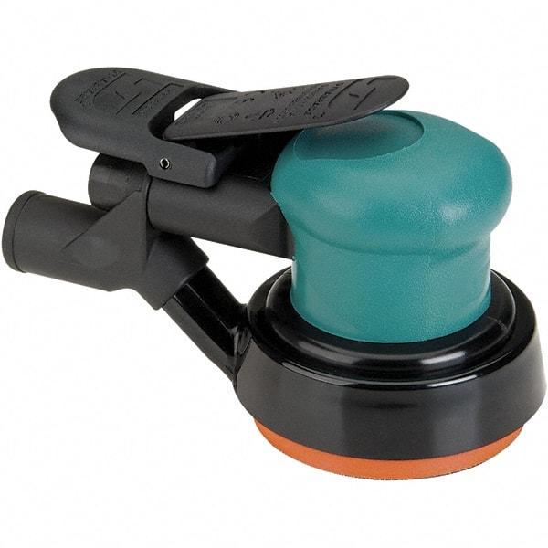 Dynabrade - 12,000 OPM, 14 CFM Air Consumption, Palm Air Orbital Sander - Round Pad, 1/4 NPT Inlet - All Tool & Supply