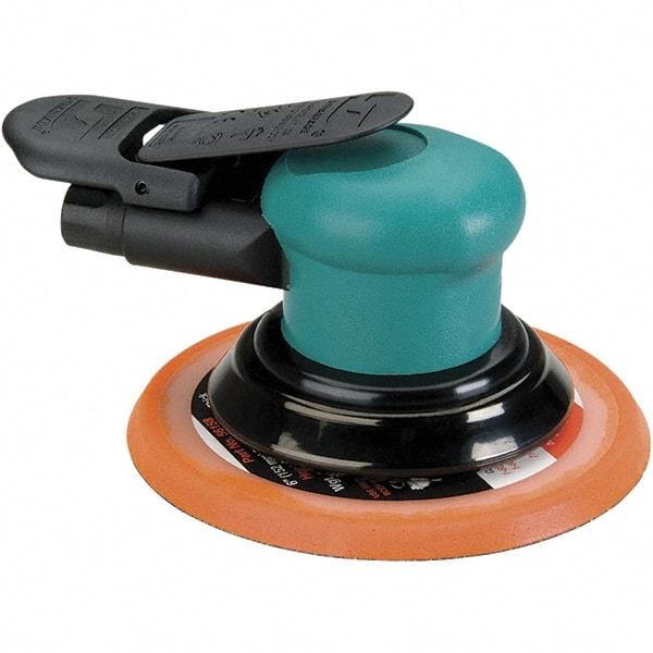 Dynabrade - 12,000 OPM, 14 CFM Air Consumption, Palm Air Orbital Sander - Round Pad, 1/4 NPT Inlet - All Tool & Supply