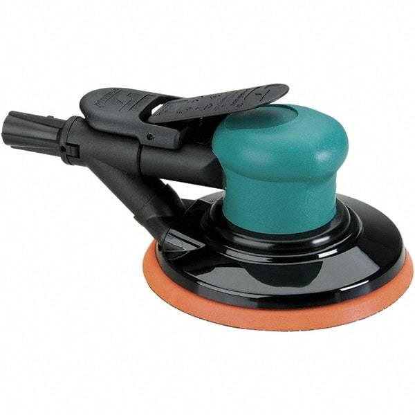 Dynabrade - 12,000 OPM, 14 CFM Air Consumption, Palm Air Orbital Sander - Round Pad, 1/4 NPT Inlet - All Tool & Supply