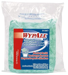 WypAll - Pre-Moistened Hand Cleaning Wipes - Refill, 12-1/4" x 10-1/2" Sheet Size, Green - All Tool & Supply