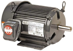 US Motors - 1.5 hp, TEFC Enclosure, No Thermal Protection, 1,770 RPM, 460 Volt, 60 Hz, Three Phase Premium Efficient Motor - Size 182 Frame, Rigid Mount, 2 Speed, Ball Bearings, 2.7 Full Load Amps, F Class Insulation, Reversible - All Tool & Supply