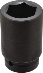 Proto - 1" Drive 1-11/16" Deep Impact Socket - 6 Points, 4" OAL - All Tool & Supply