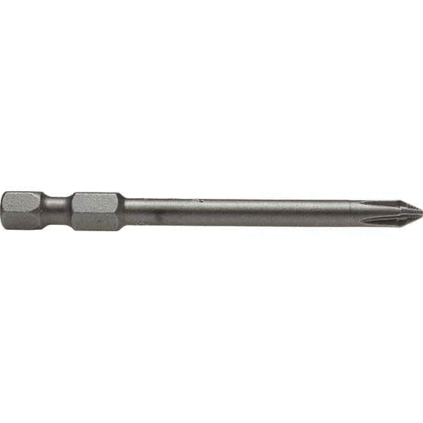 Apex - Power & Impact Screwdriver Bits & Holders; Bit Type: Phillips ; Hex Size (Inch): 1/4 ; Phillips Size: #1 ; Overall Length Range: 1" - Exact Industrial Supply