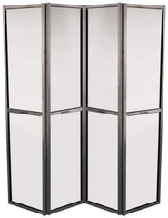 PRO-SAFE - Portable Panel Guards Type: Modular Machine Guard (4 Panel) Lower Panel Type: Transparent - All Tool & Supply