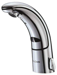 Sloan Valve Co. - Chrome Single Hole Electronic & Sensor Faucet with External Mixer - Powered by Battery, Standard Spout, 4" Mounting Centers - All Tool & Supply