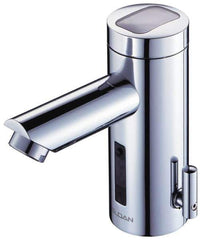 Sloan Valve Co. - Chrome Single Hole Electronic & Sensor Faucet with External Mixer - Powered by Battery, Standard Spout, 4" Mounting Centers - All Tool & Supply