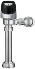 Sloan Valve Co. - 1-1/2" Spud Coupling, 1-1/2" Pipe, Closet Automatic Flush Valve - Single Flush, 1.6 Gal per Flush, Metal Cover, Powered by Solar Battery Backup - All Tool & Supply