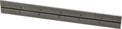 Starrett - 6 Inch Long Blade, 4R Graduation Combination Square Blade - Steel, 1/64, 1/32 1/16 and 1/8 Inch Graduation - All Tool & Supply