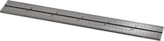 Starrett - 6 Inch Long Blade, 16R Graduation Combination Square Blade - Steel, 1/100, 1/64, 1/50 and 1/32 Inch Graduation - All Tool & Supply