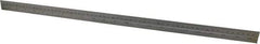 Starrett - 24 Inch Long Blade, 600mm Long Blade, English and Metric Graduation Combination Square Blade - Satin Chrome Finish, Steel, 1/64 and 1/32 Inch Graduation, 0.5 and 1mm Graduation - All Tool & Supply