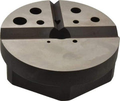 Starrett - 1 Piece Vise Bench Block - Alloy Steel, 1/8 - 7/8 Tapped Hole, 4-7/8" Wide, 1-1/2" High - All Tool & Supply