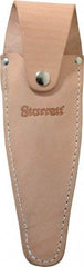 Starrett - 6" OAL, Leather Caliper Holster - 1 Piece, For Use with 6" (150 mm) 120/120M Series Dial Calipers - All Tool & Supply