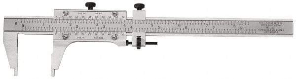 Starrett - 0 to 24" Steel Vernier Caliper - 0.0010" Graduation, 2-5/16" Jaw Depth, 0.0005" Accuracy - All Tool & Supply