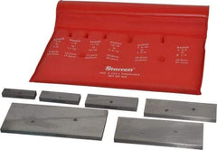 Starrett - 3/8 to 2-1/4 Inch Adjustable Parallel Set - 1-3/4 to 5-1/16 Inch Long, 9/32 Inch Thick, Includes Case, 6 Pieces - All Tool & Supply