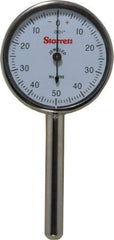 Starrett - 0.2" Range, 0-50-0 Dial Reading, 0.001" Graduation Dial Drop Indicator - 1-7/16" Dial - All Tool & Supply