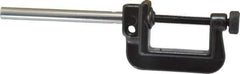 Starrett - 1-5/16 Inch Flat, 5/16 Inch Round Test Indicator Clamp - For Use with 650, 651, 196 and 196M Back Plunger and Universal Dial Indicators - All Tool & Supply