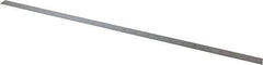 Starrett - 24" Long, 1/100, 1/64, 1/32, 1/10" Graduation, Flexible Steel Rule - 5R Graduation Style, 3/4" Wide, Silver, Satin Chrome Finish - All Tool & Supply