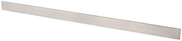 Starrett - 48 Inch Long x 2-13/32 Inch Wide x 7/32 Inch Thick, Square Edge Straightedge - 0.0004 Inch Edge Flatness, Steel, 0.0002 Inch Parallelism - All Tool & Supply