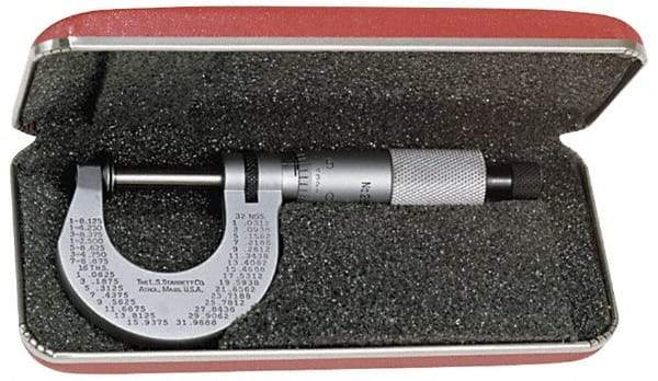 Starrett - Micrometer Case - Use with S226 & S226M for 0 to 6" Outside Micrometer Sets - All Tool & Supply