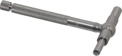 Starrett - 1-1/4 to 2-1/8 Inch, 3 Inch Overall Length, Telescoping Gage - 2-3/8 Inch Long Handle, Satin Chrome Finish - All Tool & Supply