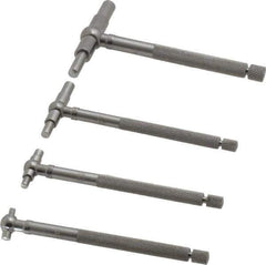 Starrett - 4 Piece, 5/16 to 2-1/8 Inch, Telescoping Gage Set - 2-3/8 Inch Long Handles, Includes Case - All Tool & Supply