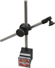 Starrett - 150 Lb Magnetic Force, Fine Adjustment Indicator Positioner & Holder with Base - Post & Rod, Rectangular Base, 1-15/16" Base Height, 1-5/8" Base Length, 1-7/8" Base Width - All Tool & Supply