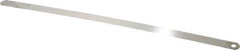 Starrett - 0.016 Inch Thick x 1/2 Inch Wide x 12 Inch Leaf Length, Parallel Feeler Gage - Tempered Steel - All Tool & Supply