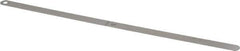 Starrett - 0.018 Inch Thick x 1/2 Inch Wide x 12 Inch Leaf Length, Parallel Feeler Gage - Tempered Steel - All Tool & Supply