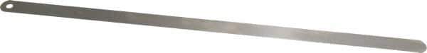 Starrett - 0.02 Inch Thick x 1/2 Inch Wide x 12 Inch Leaf Length, Parallel Feeler Gage - Tempered Steel - All Tool & Supply